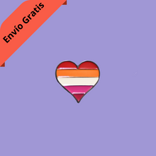 Cargar imagen en el visor de la galería, Pin - Bandera Lesbiana
