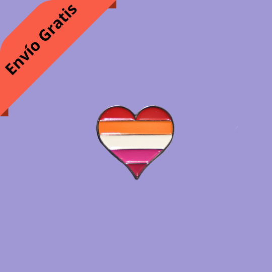 Pin - Bandera Lesbiana